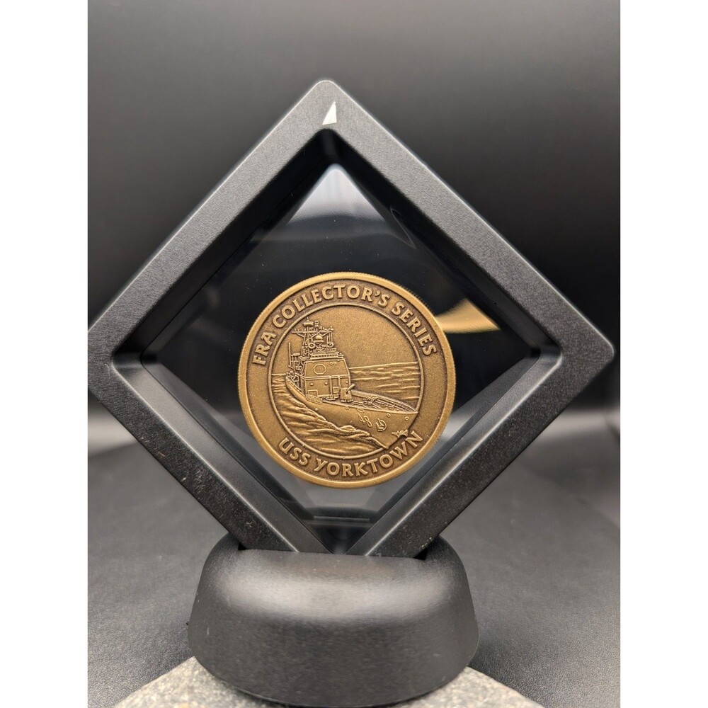 USS Yorktown Navy Coin • FRA Token • Military Commemorative Collectible